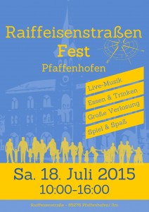 plakat raiffeisenstraßenfest